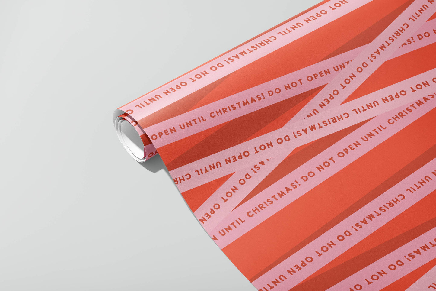 Until Christmas Gift Wrap Sheet | Wrapping Paper | Red