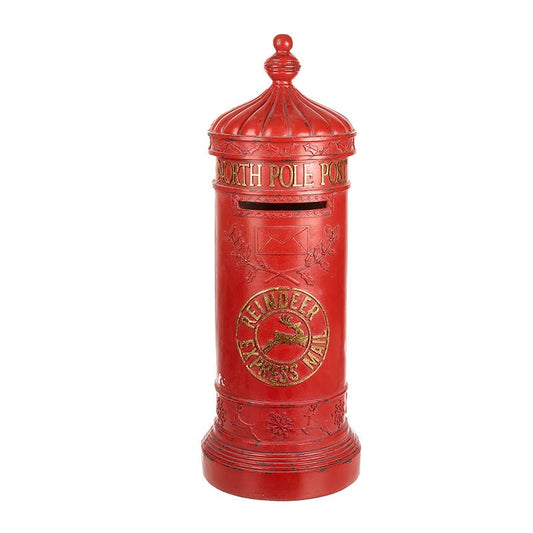 LARGE ROUND POST BOX