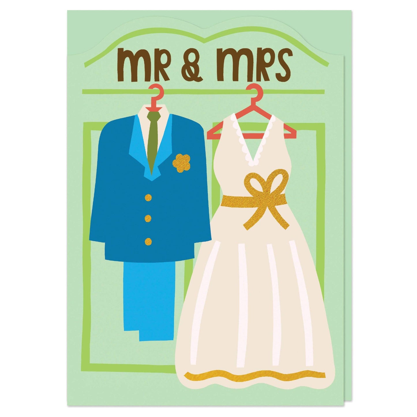 Mr & Mrs - wedding wardrobe (BRS39)