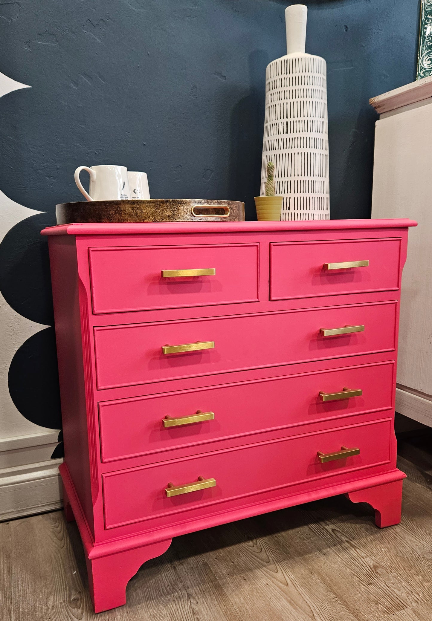 Chest of drawers in Frenchic Raspberry Punch