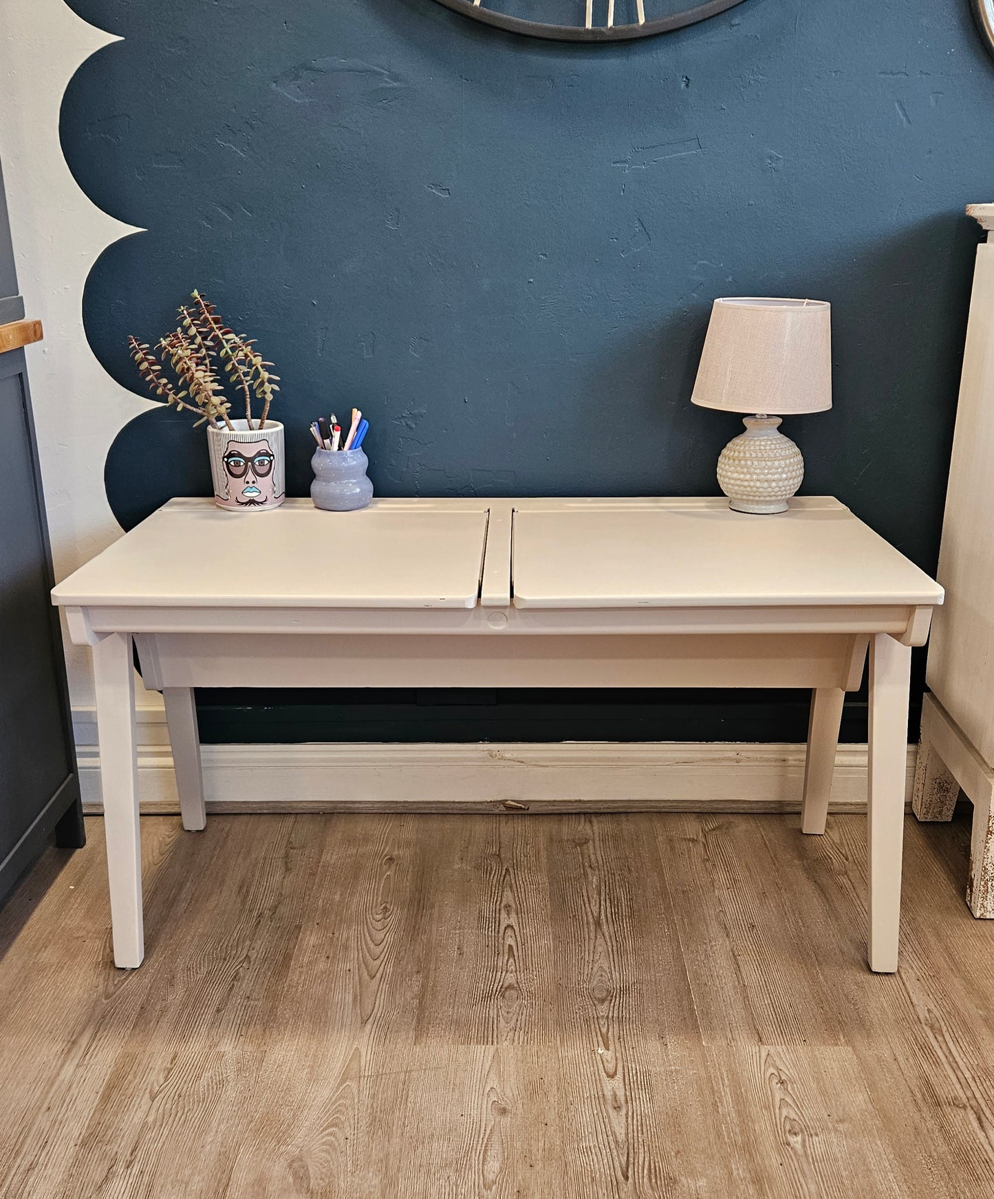 Wooden Children's Desk & Chairs in Frenchic 'Cool Beans'