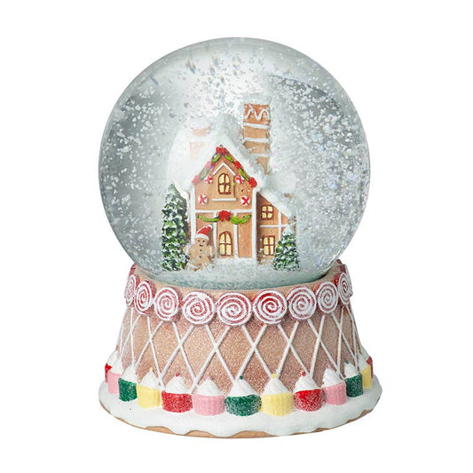 Christmas -CUPCAKE GINGERBREAD HOUSE SNOWGLOBE