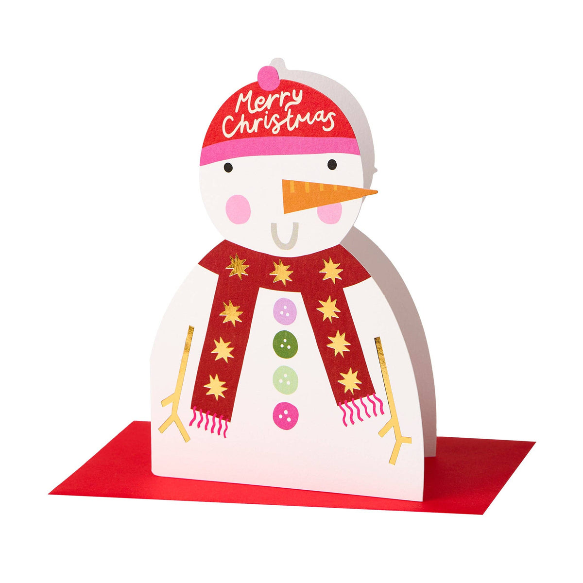 Merry Christmas Snowman (BRS13)