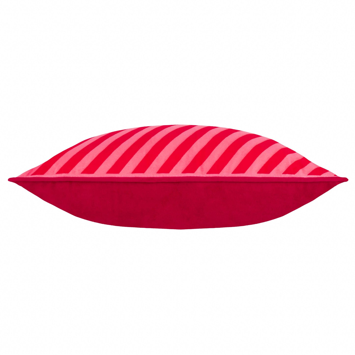 HoHoHo Velvet Piped Cushion Red