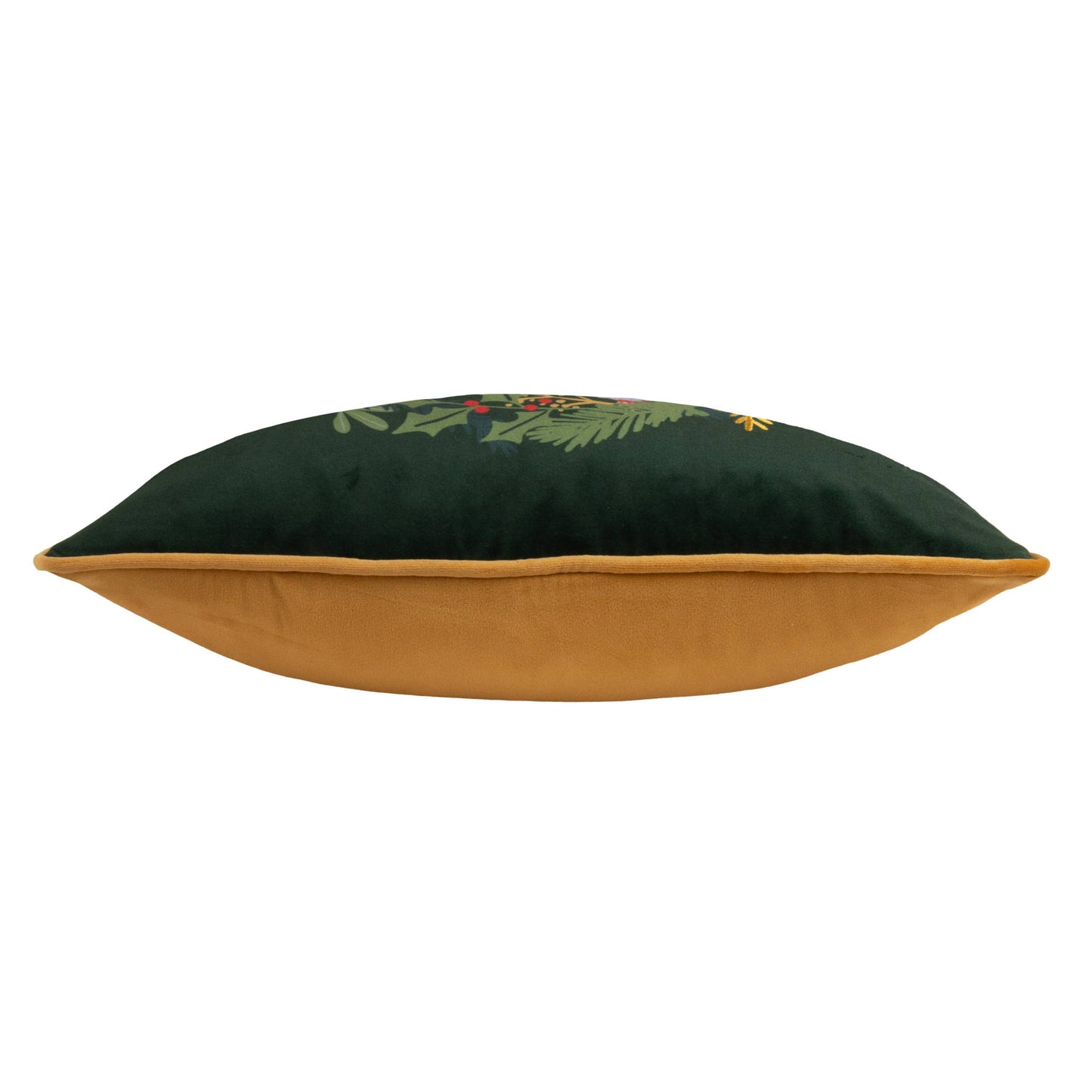 Deck The Halls Cushion Pine Green