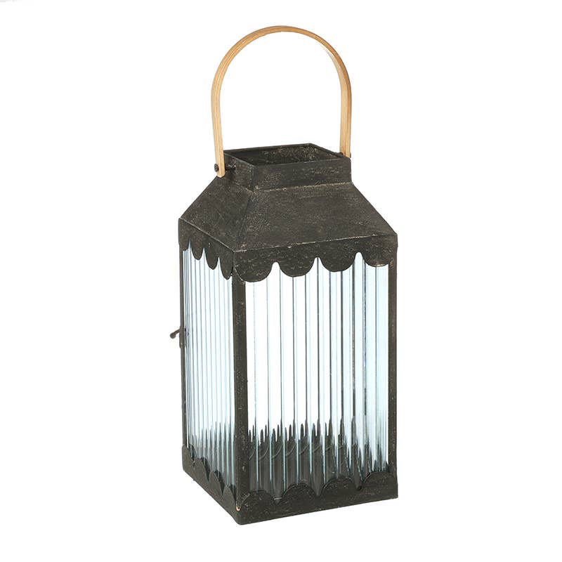 BLACK METAL SML LANTERN