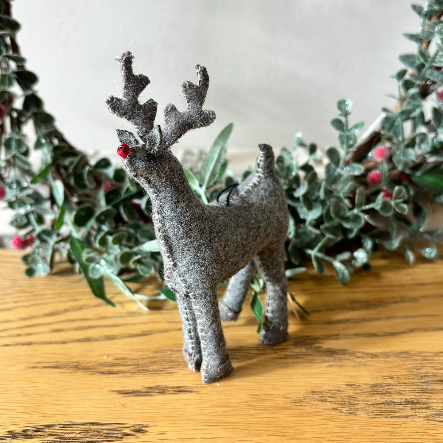 East of India Felt Reindeer