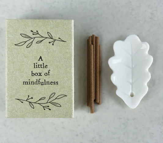 East of India Matchbox Incense Set - Little Box Of Mindfulness