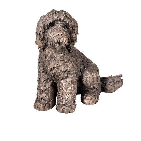 Lucy sitting cockapoo Frith sculptures