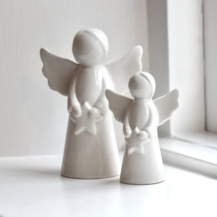 White Ceramic Angel