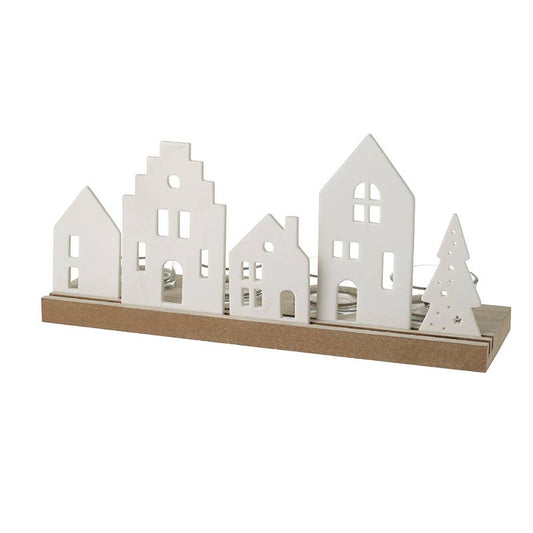 CERAMIC HOUSE T LIGHT HOLDER