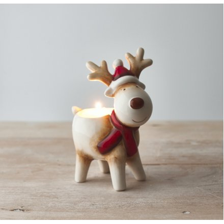 Nordic Reindeer T-light Holder