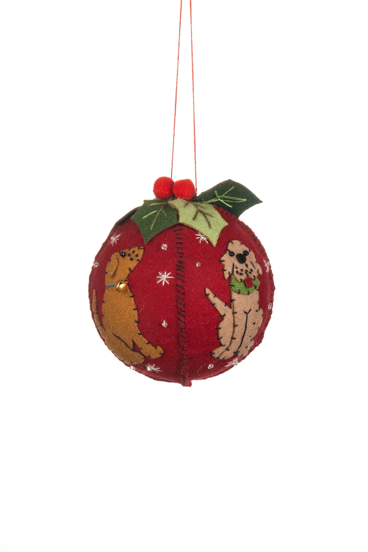 Dog Felt Bauble Hanging