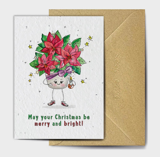 Merry & Bright Plantable Seed Card