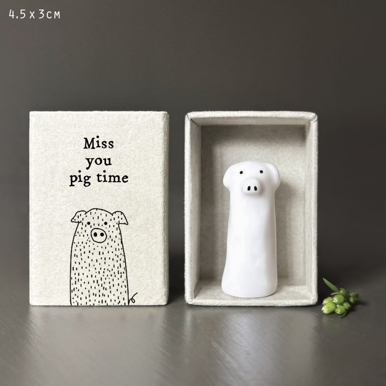 Tall matchbox-Pig