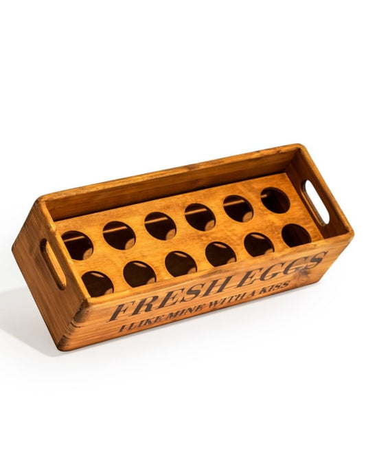 Wooden Egg Storage Box
