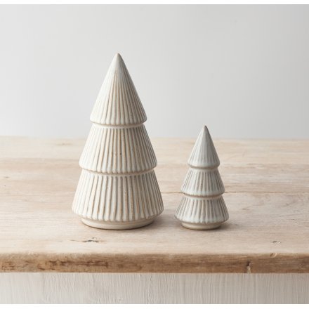 Stripe Natural Tree Ornament