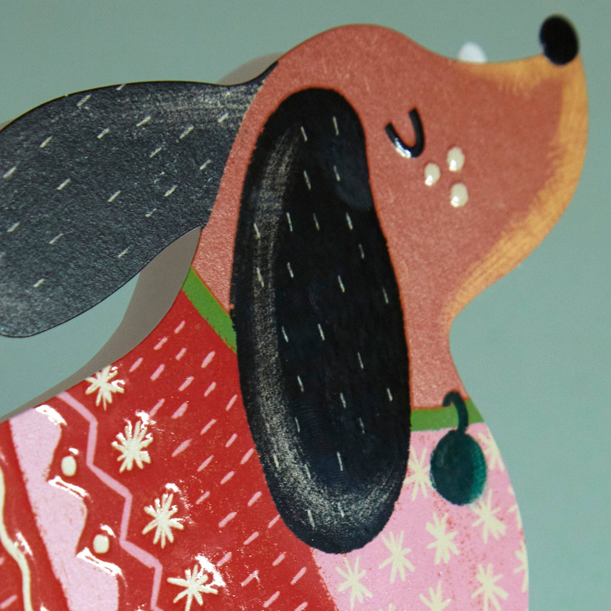 Dachshund Dog - Christmas jumper (PAW09)