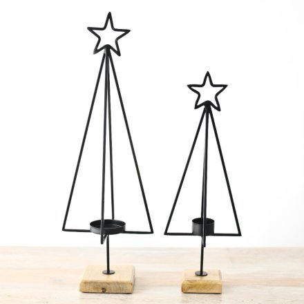 Star Tree Candle Holder