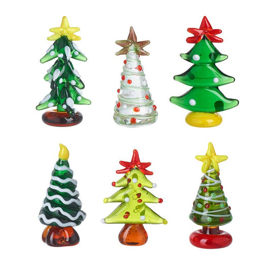 Christmas  -GLASS CHRISTMAS TREE  DECORATION