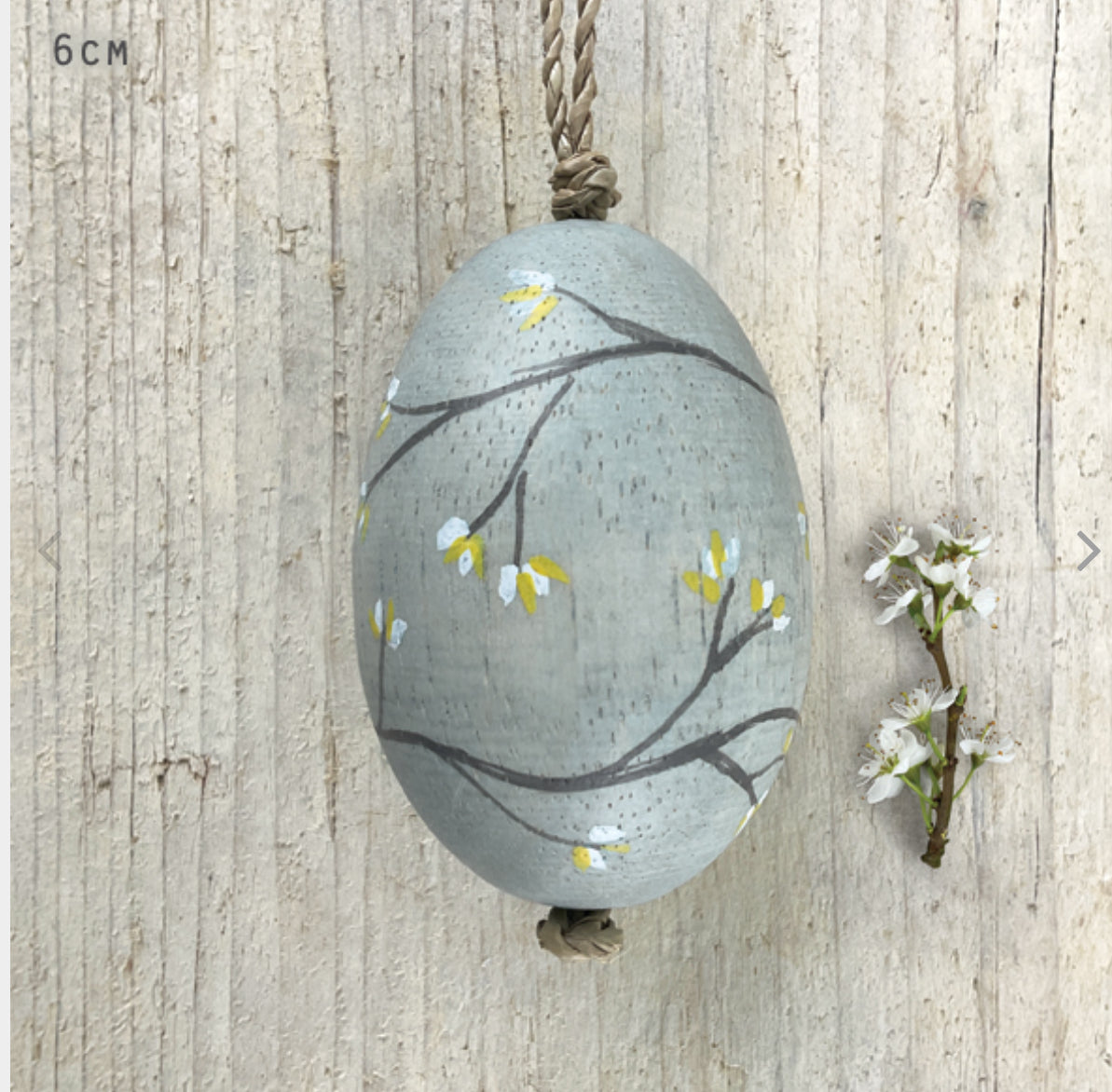 Hanging Wooden Eggs hand painted