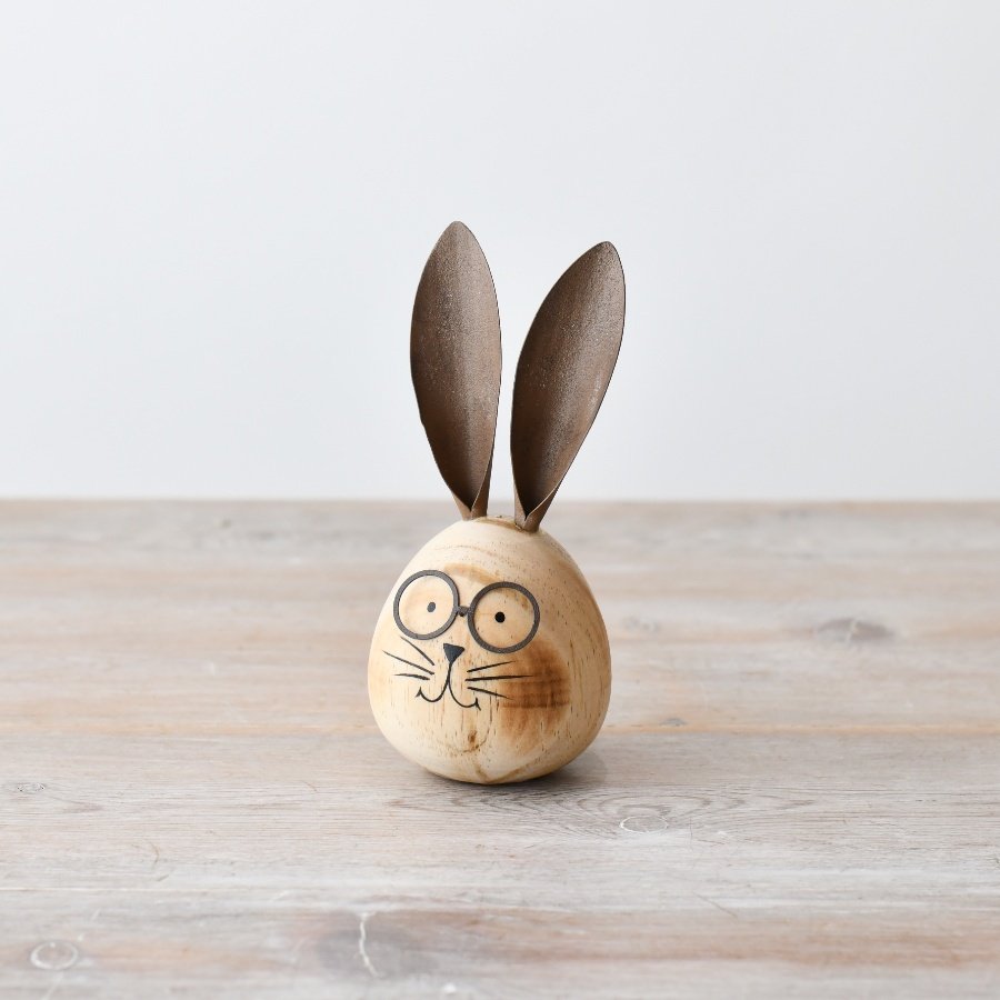Wooden Rabbit Decoration
