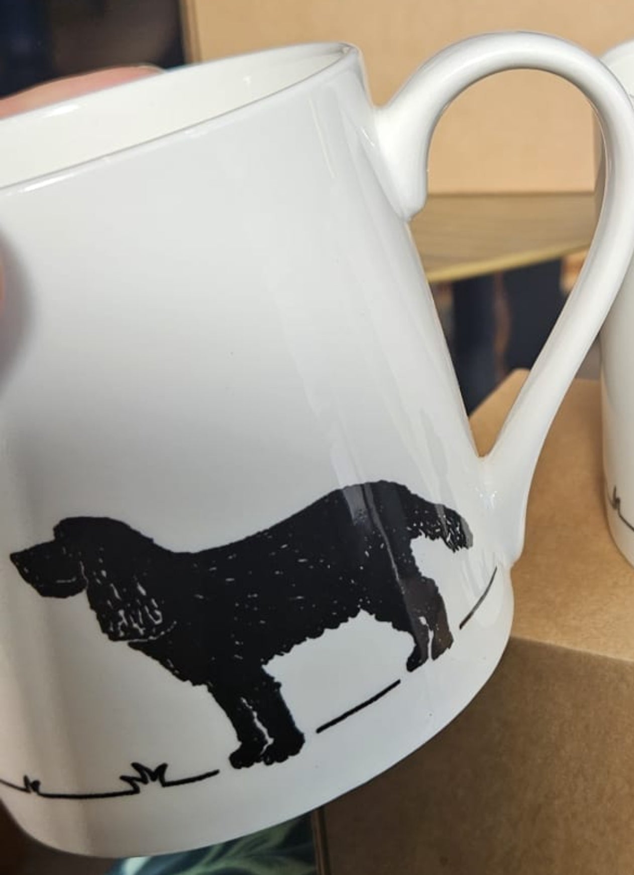 Spaniel 'go fetch' mug