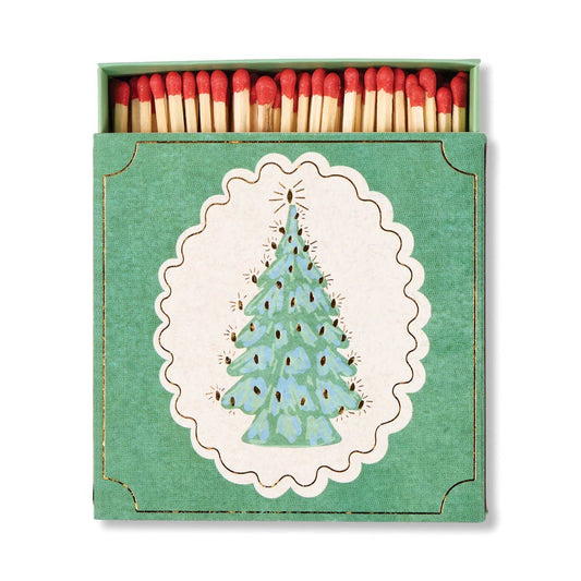 Paddywax Square Boxed Matches - Christmas Tree