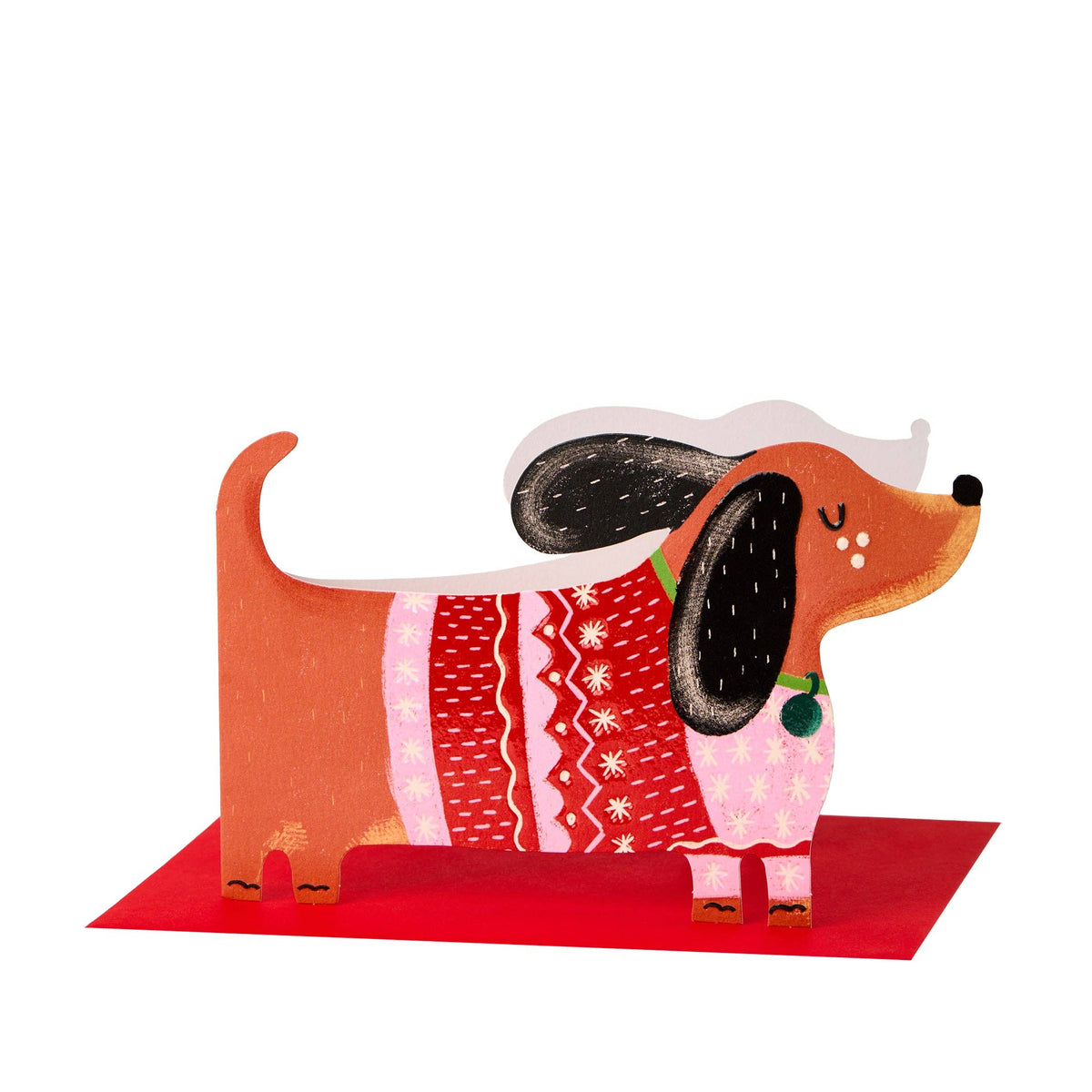 Dachshund Dog - Christmas jumper (PAW09)