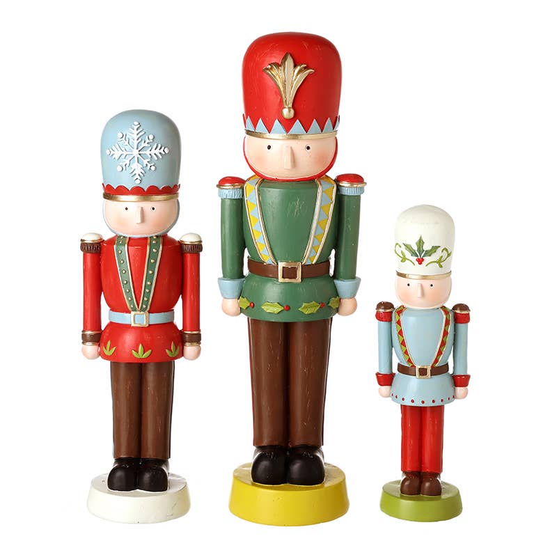 Christmas -SOLDIERS SET of 3 (cT)