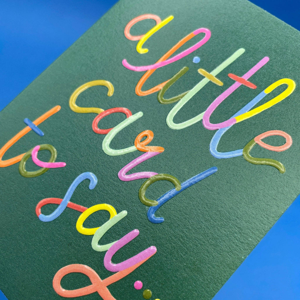 A little card to say