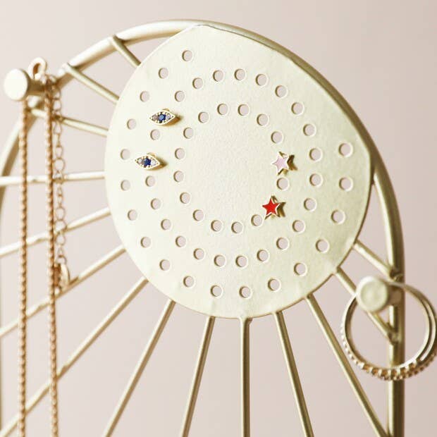 Sunshine Jewellery Stand with Terrazzo Base