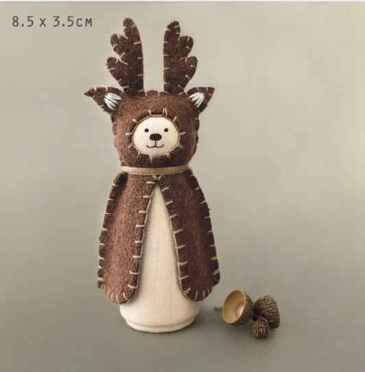 Woodland felt reindeer - East of India