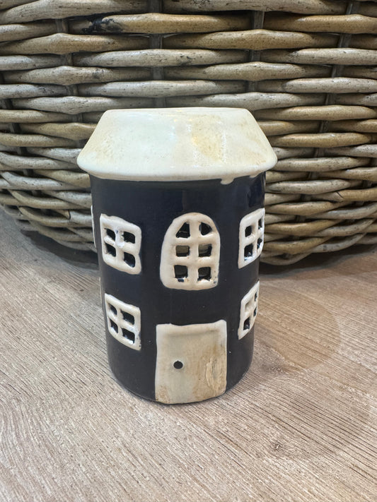 Blue Ceramic Wax Melter / Oil Burner