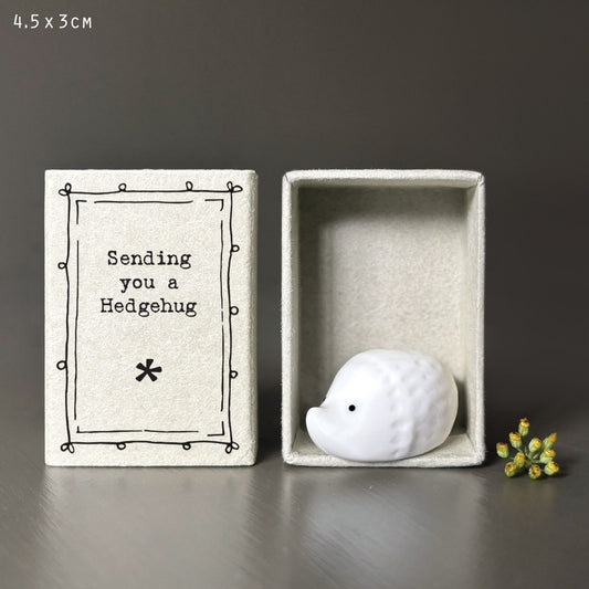 East of India 'Hedgehug' Matchbox Hedgehog