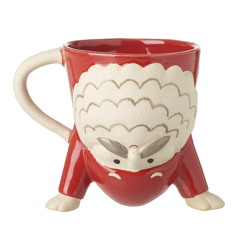 Handstand Santa Mug