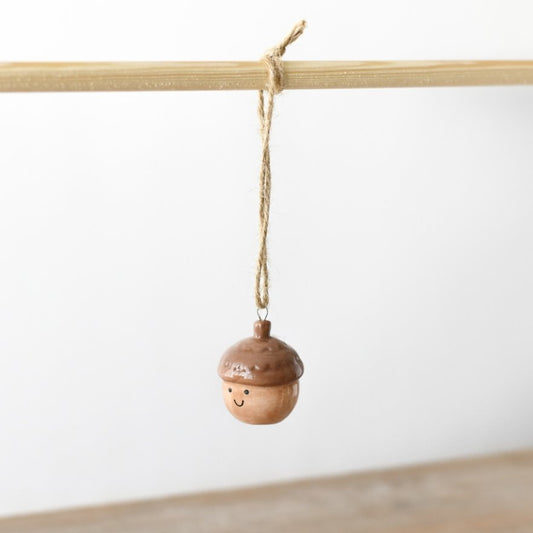 Smiley Acorn Hanger