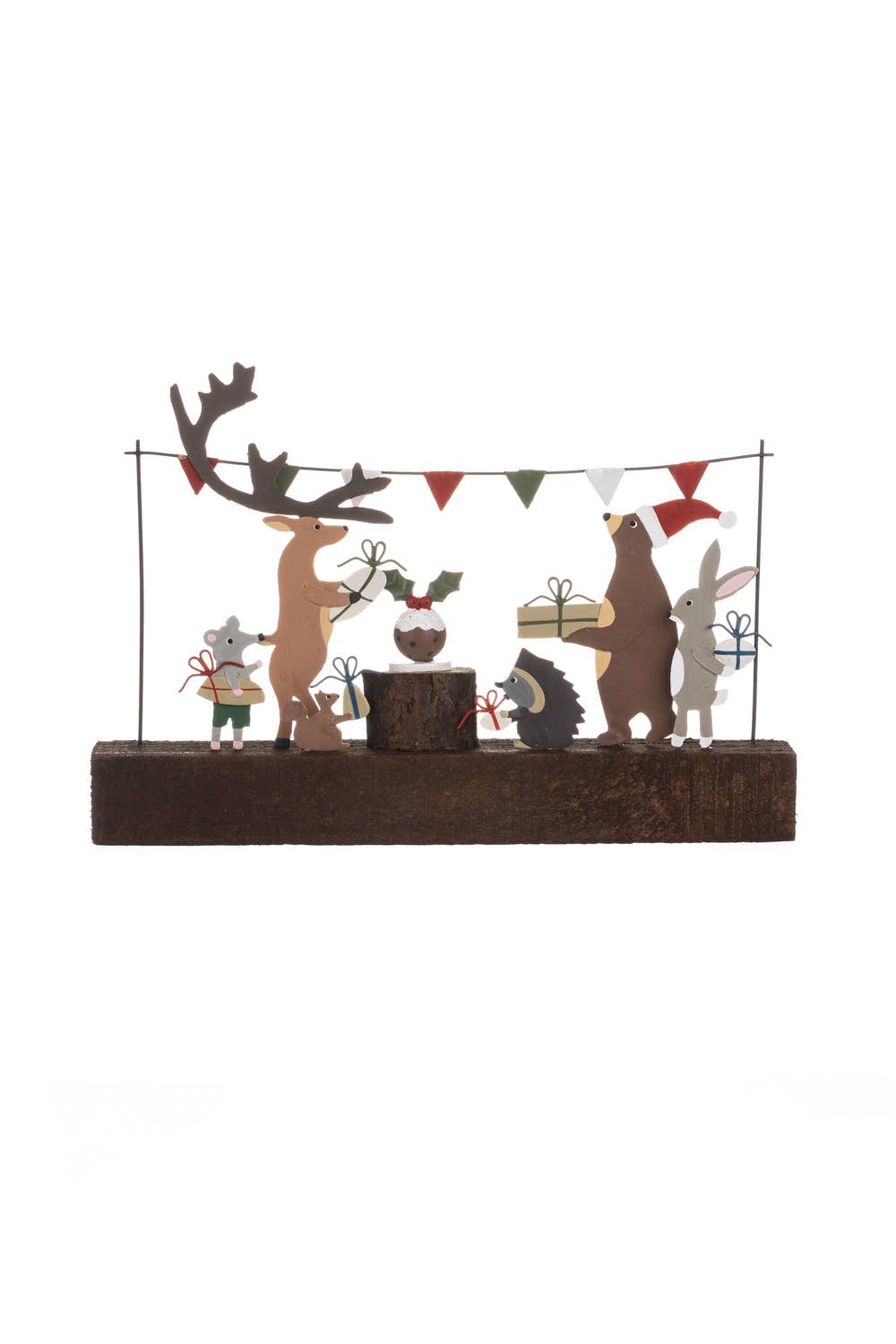 Woodland Xmas Party Block