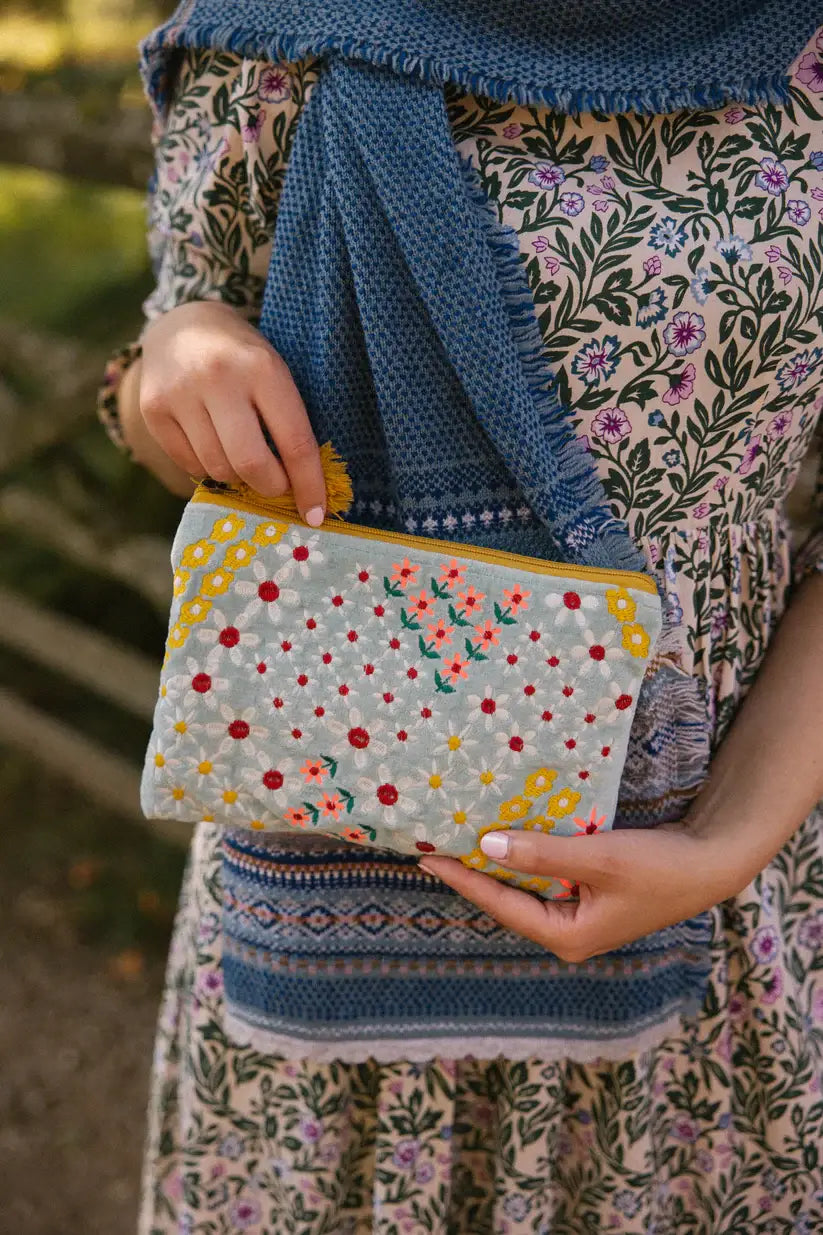 Velvet Meadow Pouch