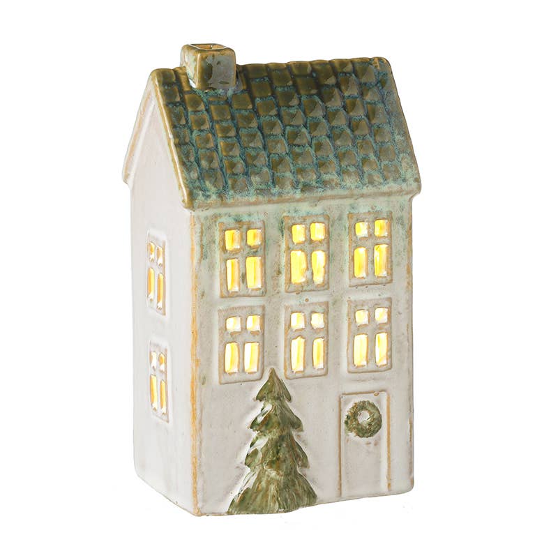 WHITE/GREEN LIGHT-UP HOUSE LED