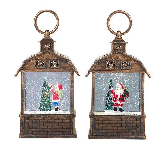 Christmas -LIGHT-UP SNOW SCENE