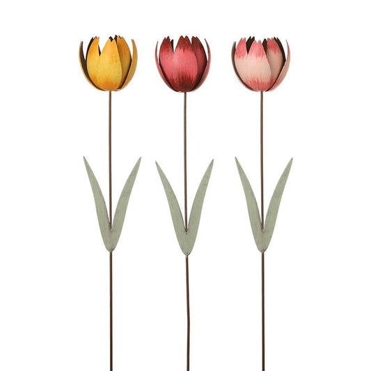 METAL TULIP STEMS MIX 3