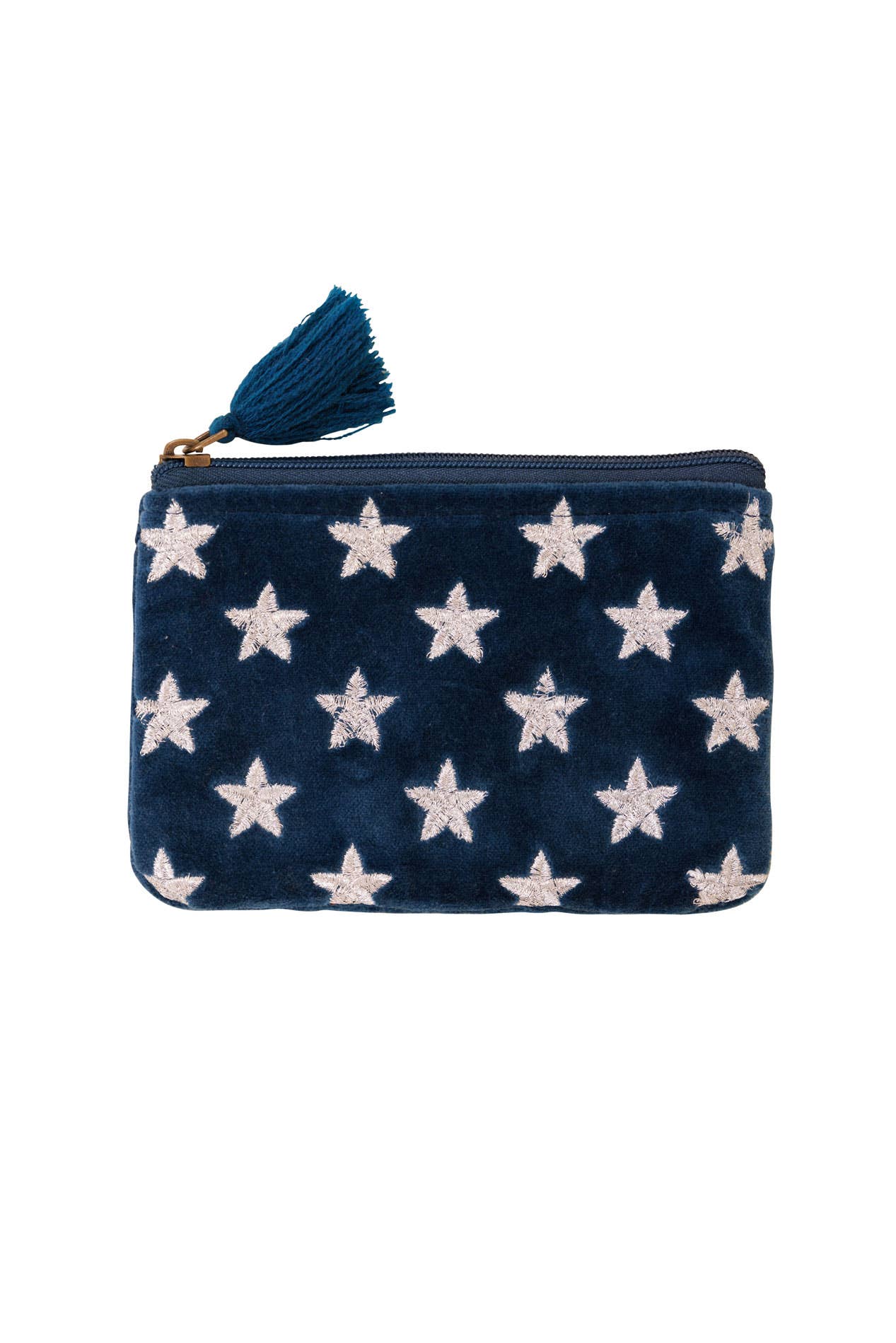 Velvet Star Pouch Navy/Silver