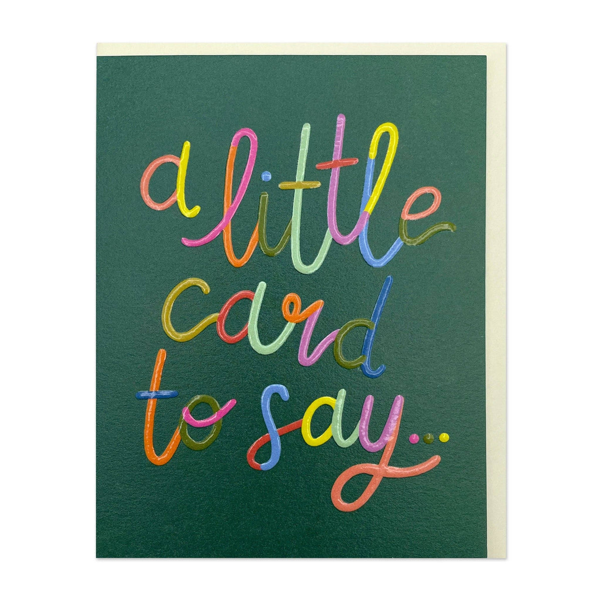 A little card to say