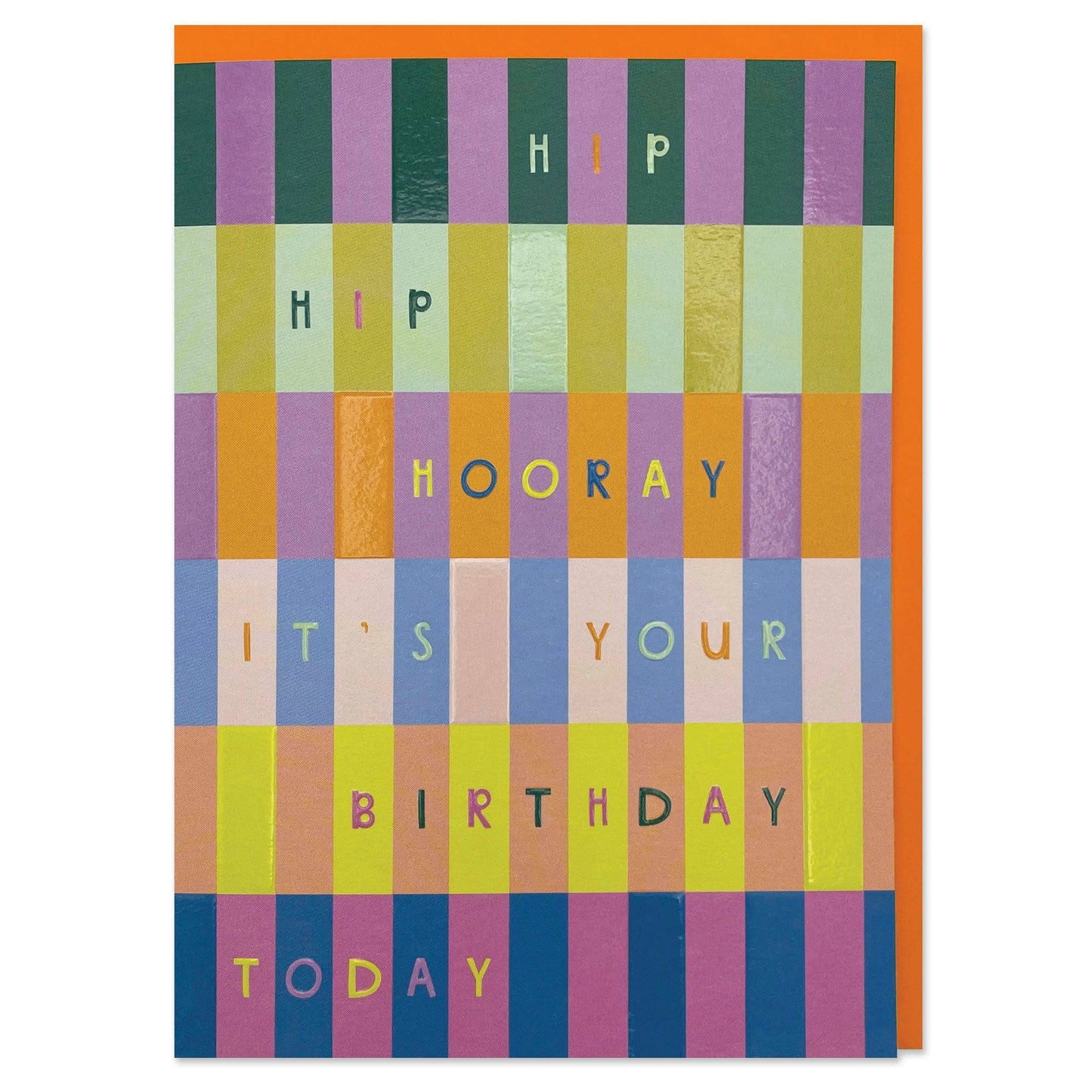Hip Hip Hooray its your Birthday Today Rainbow (HPS05)