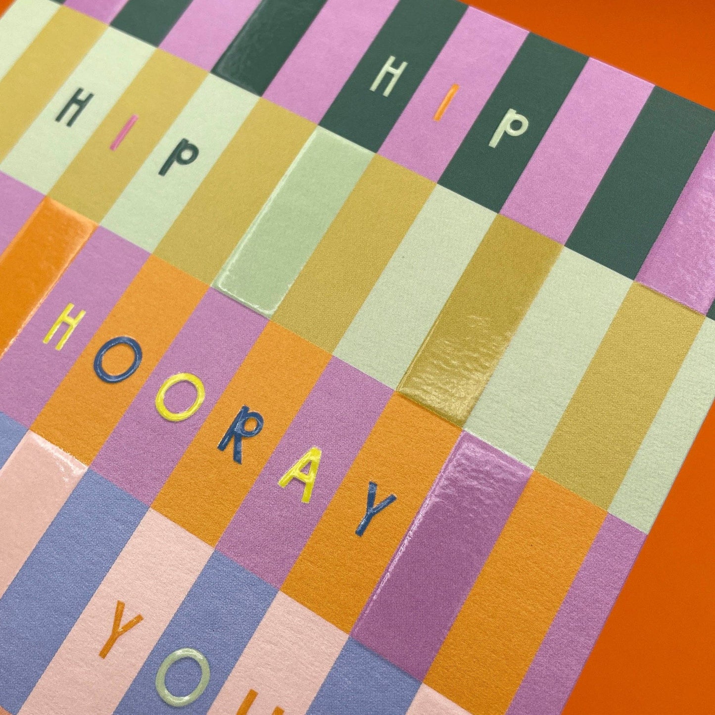 Hip Hip Hooray its your Birthday Today Rainbow (HPS05)