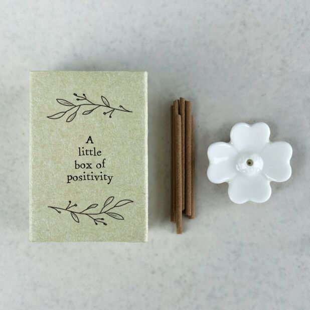 East of India Matchbox Incense Set - Little Box Of Positivity