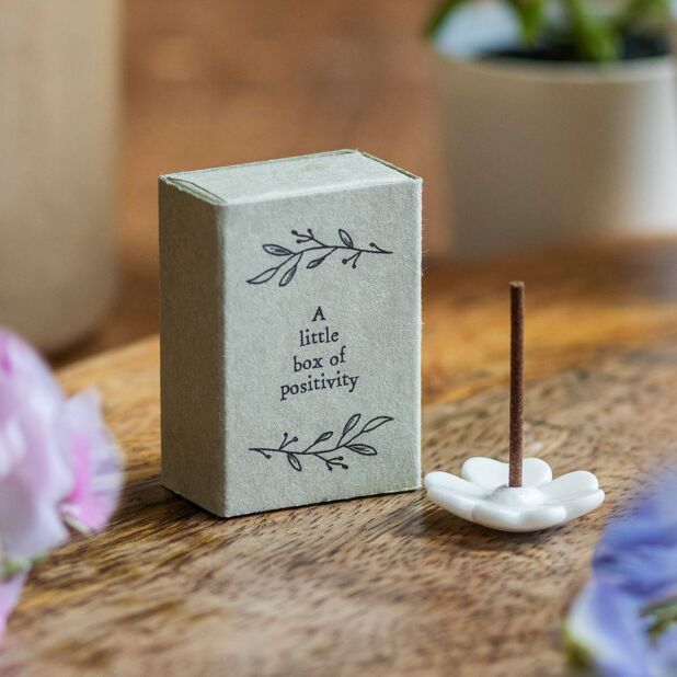 East of India Matchbox Incense Set - Little Box Of Positivity