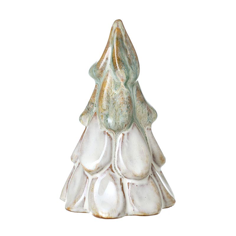 Christmas -GREEN CERAMIC CHRISTMAS TREE (aT)