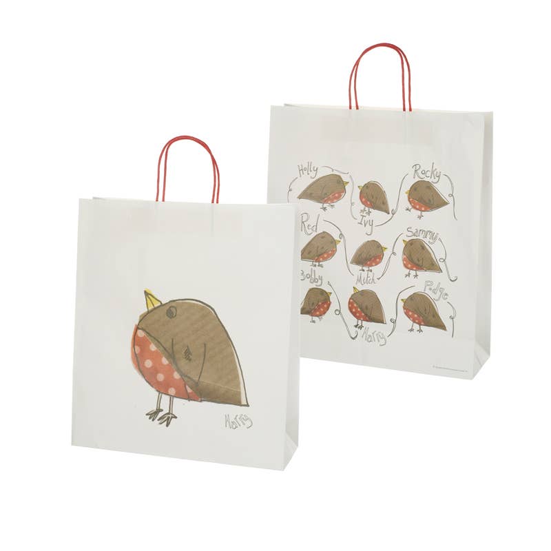 WHITE CARRIER BOBBING ROBIN LARGE